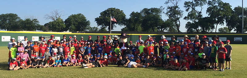 Baseball Camp Group Photo